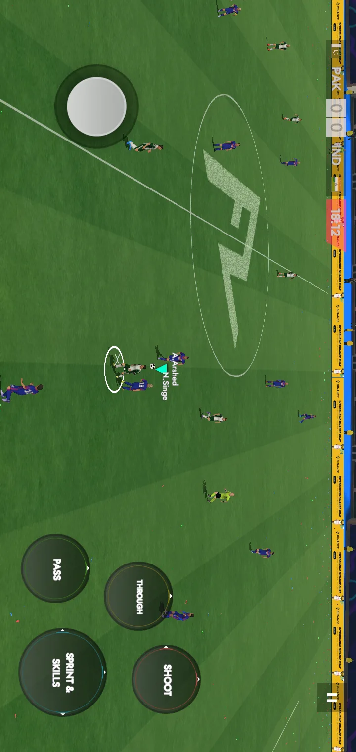 Football League 2026 match controls screenshot